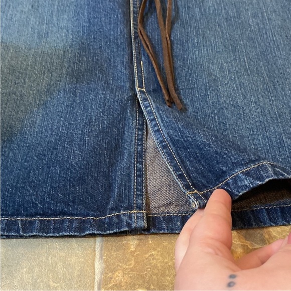 3/$15 Old Navy Blue Jean Mini Skirt - Picture 3 of 5